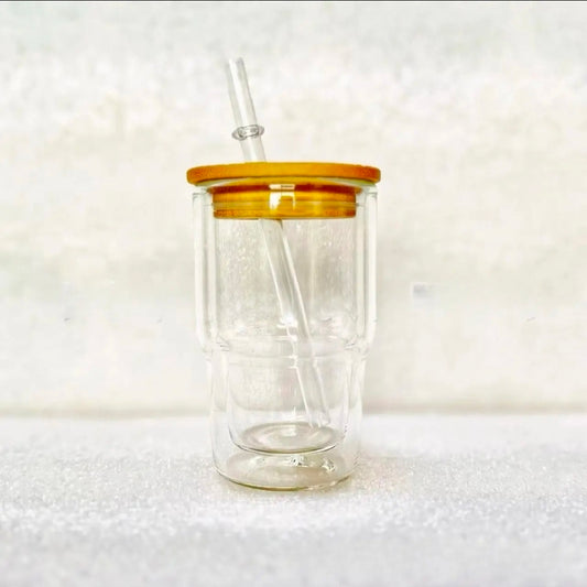 3oz Snowglobe Shot Glass